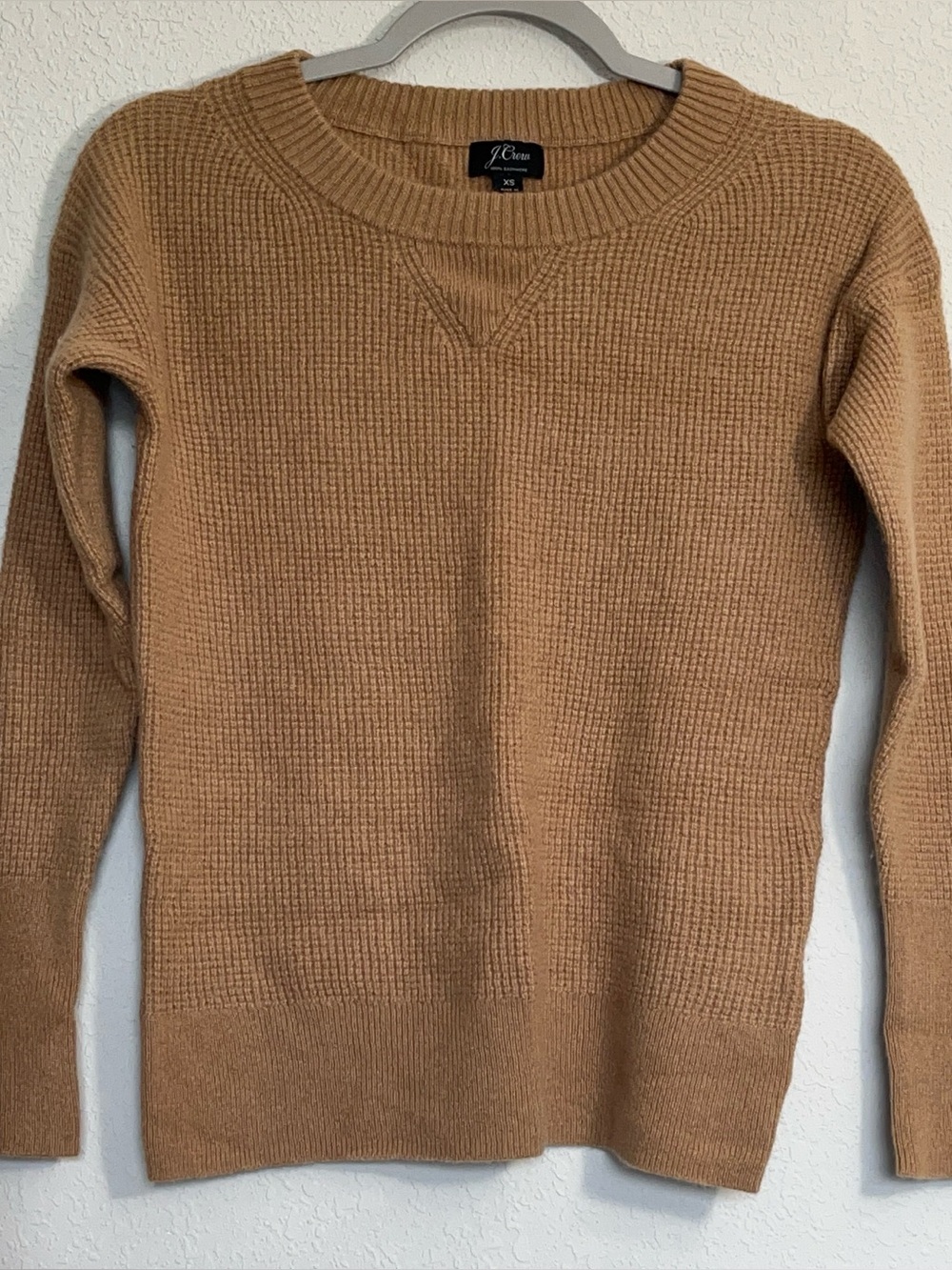 J. Crew Camel/Tan Crewneck Sweater